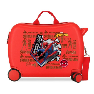 Dětský kufřík na kolečkách Spiderman Great Power red MAXI 50 cm