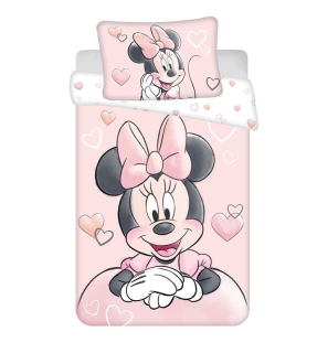 Povlečení do postýlky Minnie Powder pink